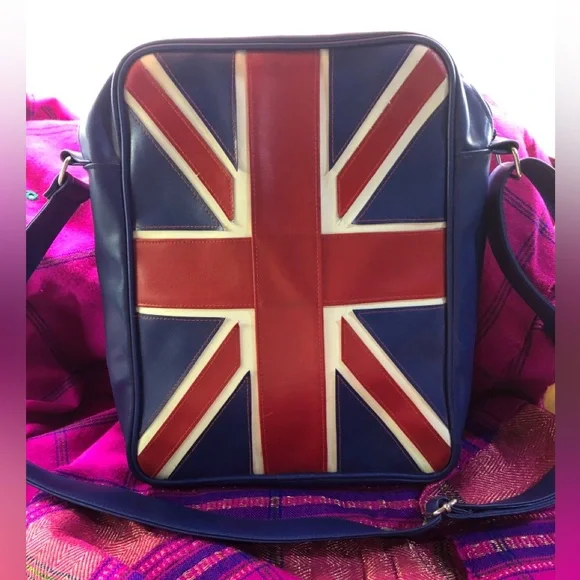 Union Jack Blue and Red Men's Bag - Picture 3 of 16